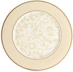 Villeroy & Boch Speiseteller "Platzteller Ivoire &oslash; 30,6 cm wei&szlig;-gold"