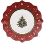 Villeroy & Boch Fr&uuml;hst&uuml;cksteller "Fr&uuml;hst&uuml;cksteller Toys Delight &oslash; 24,5 cm rot"