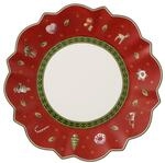 Villeroy & Boch Brotteller "Brotteller Toys Delight &oslash; 17,9 cm rot"