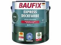 BAUFIX Wetterschutzfarbe "Express Deckfarbe" Farben Gr. 2,50 l, grün Farben Lacke