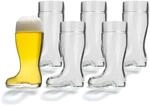 St&ouml;lzle Bierglas "Biergl&auml;ser Stiefel 1000 ml 6er Set transparent"