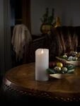 KONSTSMIDE LED-Kerze "Weihnachtsdeko" LED Echtwachskerze, wei&szlig;, mit 3D Flamme, &Oslash;