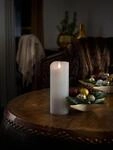 KONSTSMIDE LED-Kerze "Weihnachtsdeko" LED Echtwachskerze, wei&szlig;, mit 3D Flamme, &Oslash;