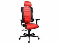 Bürostuhl TOPSTAR "Sitness RS" Stühle schwarz (schwarz, rot) Drehstühle