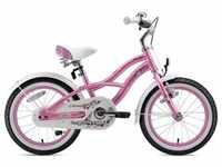Kinderfahrrad BIKESTAR Fahrräder Gr. 23 cm, 16 Zoll (40,64 cm), rosa Kinder
