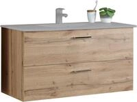BASIC by Balculina Waschtisch "Best" Set, 2 Stk. tlg. Breite 101 cm,mit Waschbecken,