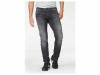 Slim-fit-Jeans JACK & JONES "Glenn" Gr. 30, Länge 34, schwarz (black denim) Herren