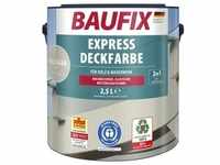 BAUFIX Wetterschutzfarbe "Express Deckfarbe" Farben Gr. 2,50 l, grau (hellgrau)