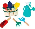 Kinder-Gartenset SMALL FOOT "Garten-Tasche", bunt, Spielwerkzeug, KinderB:12cm H:19cm