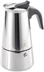 Espressokocher GEFU "Emilio", silber (silberfarben), 6, Kaffeemaschinen, f&uuml;r alle