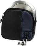 HAMA CD-Player Tasche "Tasche f&uuml;r Discman und 3 CDs, Schwarz Blau, Trageriemen,
