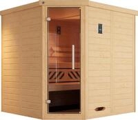weka Sauna "Kemi" Set, 7,5 kW-Ofen mit digitaler Steuerung