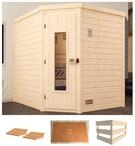 weka Sauna "Turku Eck 1" ohne Ofen