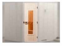 WEKA Saunatür Türen Gr. 61,8 cm, Türanschlag wechselbar, beige (natur) Saunatüren