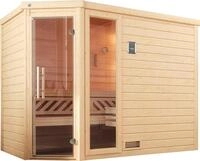 weka Sauna "Turku" Set, 7,5 kW Bio-Ofen mit digitaler Steuerung
