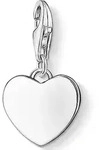 Charm-Einh&auml;nger THOMAS SABO "Herz", silber (silberfarben), Charms, Damen, Silber 925