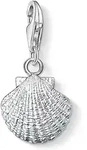 Charm-Einh&auml;nger THOMAS SABO "Muschel-Optik", silber (silberfarben), Charms,...