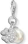 Charm-Einh&auml;nger THOMAS SABO "Kleeblatt mit Perle, 0831-167-14", bunt...