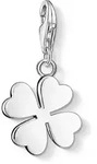Charm-Einh&auml;nger THOMAS SABO "Kleeblatt-Design", silberfarben, Charms, Damen,...