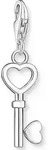 Charm-Einh&auml;nger THOMAS SABO "Schl&uuml;ssel", silber (silberfarben), Charms, Damen,