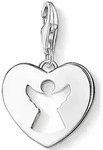 Charm-Einh&auml;nger THOMAS SABO "Schutzengel-Herz", silber (silberfarben), Charms,