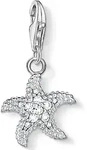 Charm-Einh&auml;nger THOMAS SABO "Seestern", bunt (silberfarben, wei&szlig;, wei&szlig;), Charms,