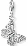 Charm-Einh&auml;nger THOMAS SABO "Schmetterling-Design", silber (silberfarben),...