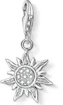 Charm-Einh&auml;nger THOMAS SABO "Sonne", bunt (silberfarben, wei&szlig;, wei&szlig;), Charms,