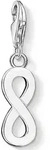 Charm-Einh&auml;nger THOMAS SABO "Infinity", silber (silberfarben), Charms, Damen,...
