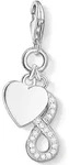 Charm-Einh&auml;nger THOMAS SABO "Herz mit Infinity", bunt (silberfarben, wei&szlig;, wei&szlig;),