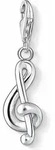 Charm-Einh&auml;nger THOMAS SABO "Notenschl&uuml;ssel-Optik", silberfarben, Charms,...