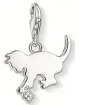 Charm-Einh&auml;nger THOMAS SABO "K&auml;tzchen-Design", silberfarben, Charms, Damen,...