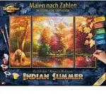 Malen nach Zahlen SCHIPPER "Meisterklasse Triptychon - Indian Summer", bunt,