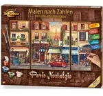 Malen nach Zahlen SCHIPPER "Meisterklasse Triptychon - Paris Nostalgie", bunt,
