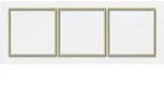 Bilderrahmen SCHIPPER "Malen nach Zahlen, Triptychon 120x40cm", gold (goldfarben),