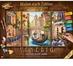 Malen nach Zahlen SCHIPPER "Meisterklasse Triptychon - Venedig - Die Stadt in der