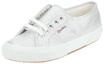 Sneaker SUPERGA "Superga Sneaker Textil", Damen, Gr. 37, silber, Textil, Schuhe