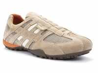 Slip-On Sneaker GEOX "UOMO SNAKE" Gr. 39, beige (beige, orange) Herren Schuhe