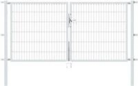 Alberts Zaundoppelt&uuml;r "Flexo" 250 cm Breite, in versch. H&ouml;hen