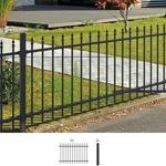 Alberts Metallzaun "Chaussee" H&ouml;he: 100 und 120 cm, Gesamtl&auml;nge: 10 m, zum