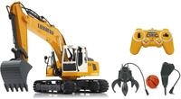 RC-Bagger JAMARA "Liebherr R936", gelb, Fernlenkfahrzeuge, KinderB:16cm H:23cm