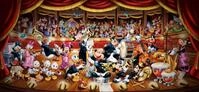 Puzzle CLEMENTONI "Panorama High Quality Collection, Disney Orchester", bunt,
