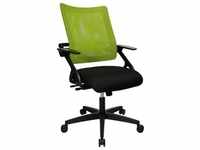 Bürostuhl TOPSTAR "New S'move" Stühle schwarz (schwarz, grün) Drehstühle