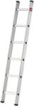 Hailo Anlegeleiter "S60 ProfiStep uno" 1 Stk. tlg. Aluminium-Anlegeleiter 6 Sprossen