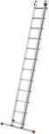 Hailo Anlegeleiter "S80 ProfiStep duo" Aluminium-Schiebeleiter 2-teilig 2x12 Sprossen