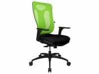 Bürostuhl TOPSTAR "Net Pro 100" Stühle schwarz (schwarz, grün) Drehstühle