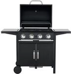 Gasgrill TEPRO "Mayfield 4", schwarz, B:130cm H:103cm T:58cm, Grills Gasgrill TEPRO "Mayfield 4", schwarz, B:130cm H:103cm T:58cm, Grills