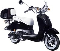 GT UNION Motorroller "Strada 25" 49,5 cm&sup3; 25 km/h Euro 5 2,7 Set, mit Topcase,
