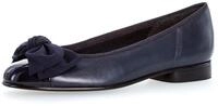 Ballerina GABOR, Damen, Gr. 35, blau (dunkelblau), Lacklederimitat, Leder, Schuhe