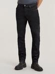 Regular-fit-Jeans G-STAR "3301 Regular Tapered Jeans", Herren, Gr. 28, L&auml;nge 30, dk